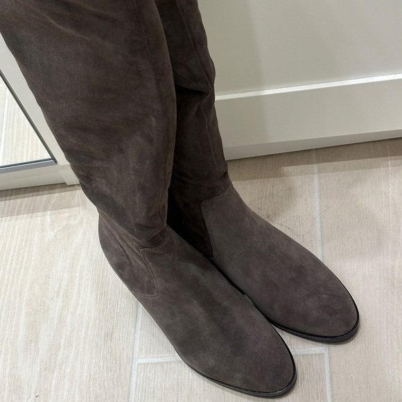 Via Spiga Suede Over The Knee Boots - Picture 9 of 10